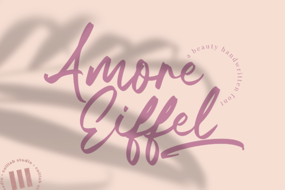 Amore Eiffel: A Script Handwritten Typeface for Elegant Web Design