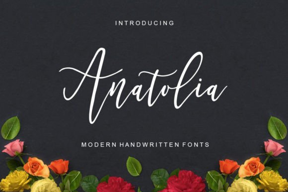 Anatolia Script Font for Editorial and Brand Design