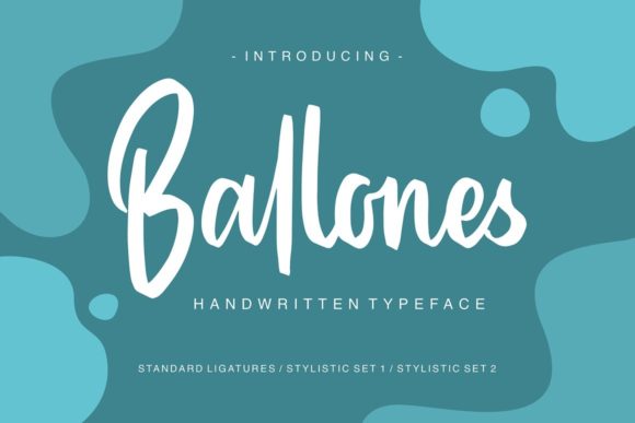Ballones: A Relaxed Handwritten Font for Brand Identity