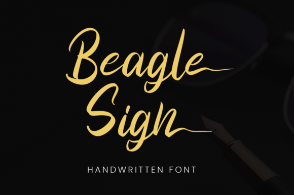 Beagle Sign: The Signature Font for Authentic Brand Identity