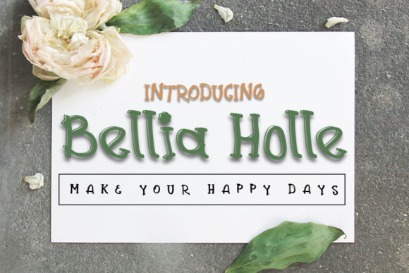 Bellia Holle: A Modern Script Handwritten Font for Boutique Branding