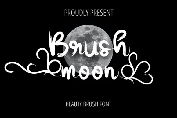 Brush Moon Typeface: A Handwritten Font for Premium Craft Designs