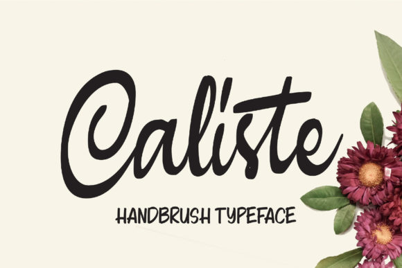 Caliste: The Sweet Handwritten Font for Elegant Branding