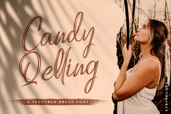 Candy Qelling Brush Pen Font for Elegant Handmade Designs