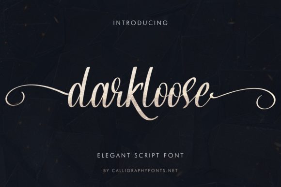 Darkloose Brush Pen Typeface for Luxury Campaigns