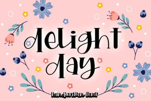 Delight Day Typeface: A Quirky Script for Memorable Brand Identity