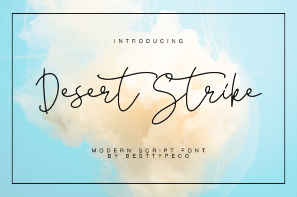 Desert Strike: The Handwritten Font for Polished Branding