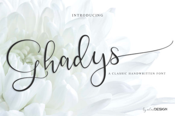 Ghadys: The Elegant Script Handwritten Font for Crafters and Designers