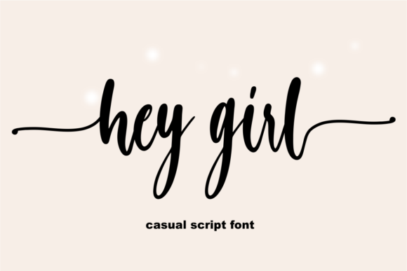 Hey Girl Typeface: A Script Handwritten Font for Distinct Brand Campaigns