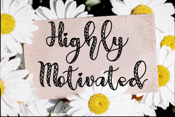 Highly Motivated: The Script Handwritten Font for Scroll-Stopping Visuals