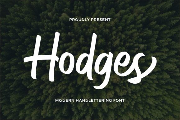 Hodges: A Handwritten Script Font for Boutique Branding