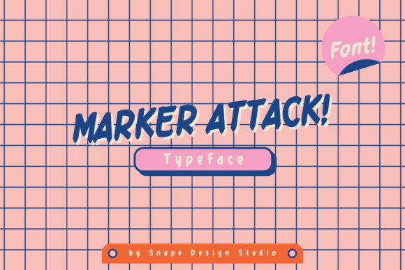 Marker Attack: The Bold Handwritten Font for High-Impact Campaigns