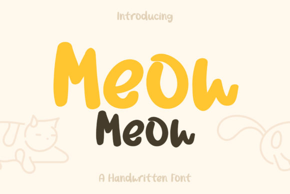 Meow Meow: The Quirky Handwritten Font for Engaging Social Campaigns