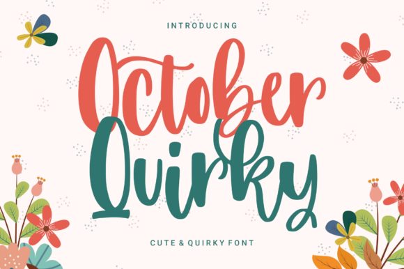 October Quirky: A Sweet Handwritten Font for Modern Web Design