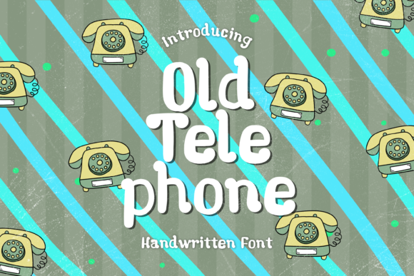 Old Telephone Font Review: A Playful Script Handwritten Typeface for Small Business Branding