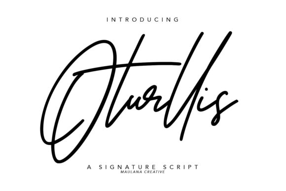 Oturllis: The Handwritten Font for Authentic Brand Identity