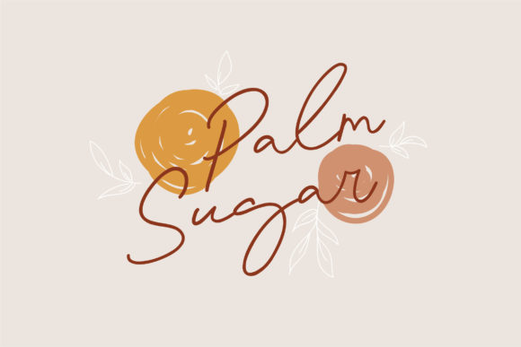 Palm Sugar: A Handwritten Font for Engaging Brand Campaigns