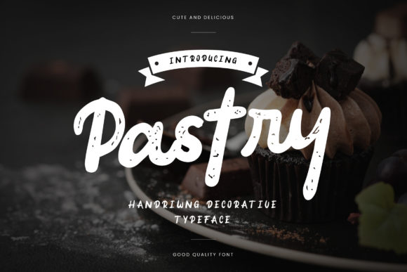 Pastry Font: A Flowing Script Handwritten Typeface for Editorial Design