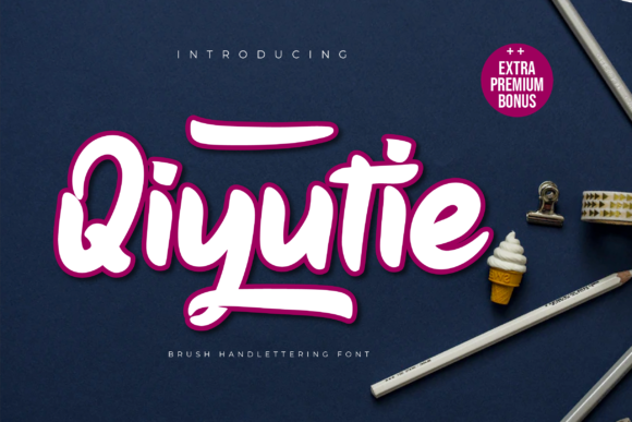 Qiyutie: The Handwritten Typeface for Elegant Digital Branding