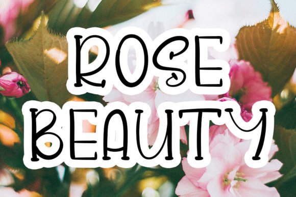 Rose Beauty: A Quirky Handwritten Font for Editorial Design