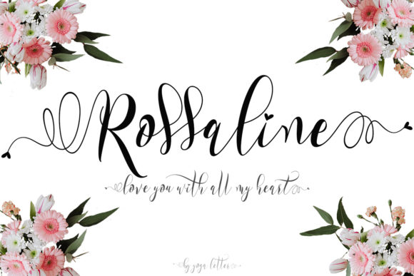 Rossaline: The Elegant Script Handwritten Font for Creative Designers