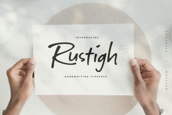 Rustigh: The Casual Handwritten Font for Authentic Branding