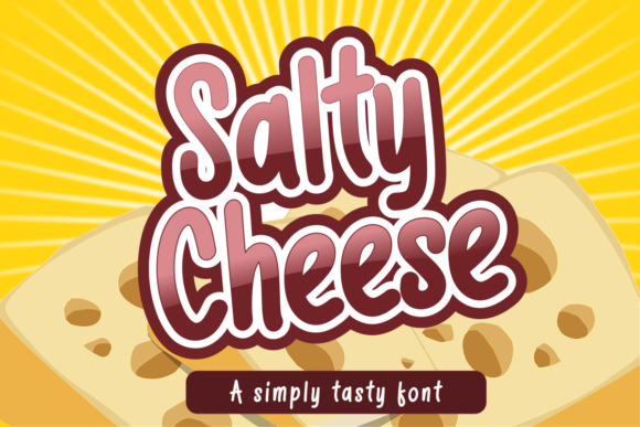 Salty Cheese Handwritten Font for Crafts and Branding