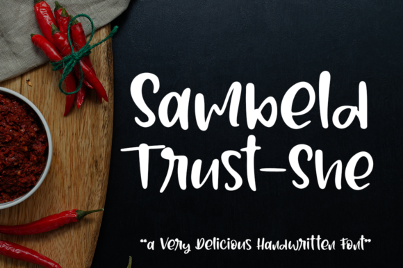 Sambeld Trust She: A Script Handwritten Font for Campaign Visuals