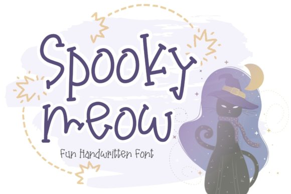 Spooky Meow: The Perfect Script Handwritten Font