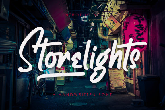 Storelights Handwritten Font for Modern Web Design