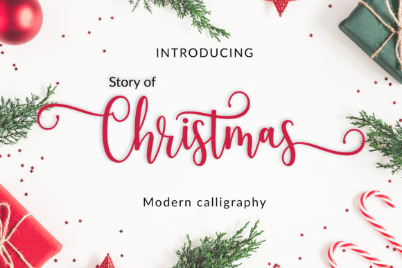 Story of Christmas: A Sweet Handwritten Font for Romantic Branding