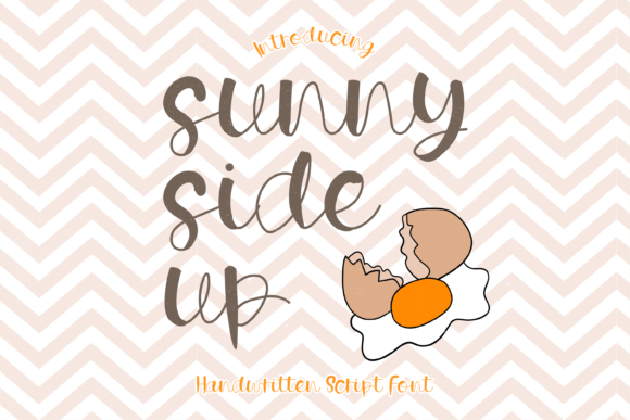 Sunny Side Up: A Playful Handwritten Font for Standout Crafts