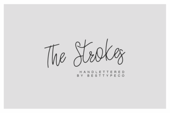 The Strokes: A Unique Handwritten Font for Editorial Design