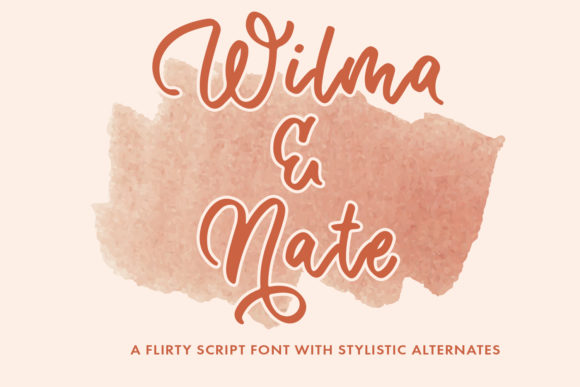 Wilma Nate: The Delicate Handwritten Font for Elegant Craft Designs