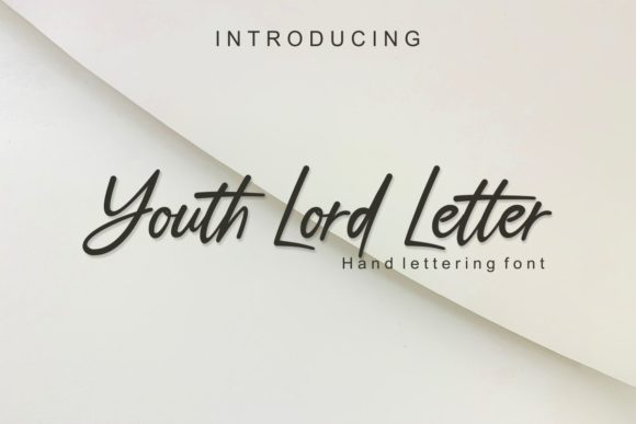 Youth Lord Letter: The Modern Script Typeface for Scroll-Stopping Visuals